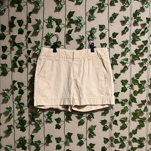 GAP Cream Bermuda Shorts Tailored Lightweight